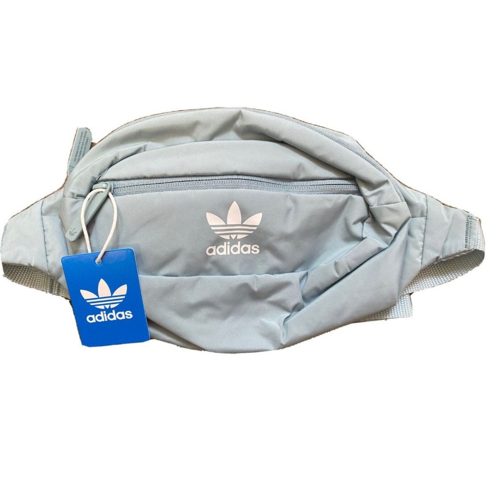 Adidas Originals Unisex National Waist Pack, Ash Grey/White, ONE SIZE gift